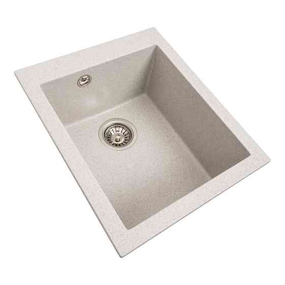 Гранітна мийка для кухні Platinum 4150 SOKIL матова (топаз) Коломыя