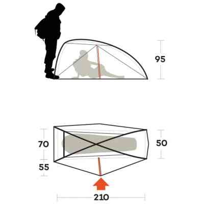 Намет Ferrino Nemesi 1 Pro Green (91211QVVFR) (931776) Вінниця