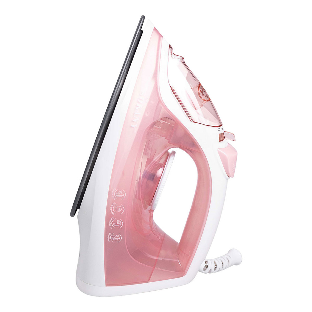 Праска парова ручна для одягу 1800 Вт з металокерамічною підошвою Рожева Sokany SK-11044 Коломия - фото 6