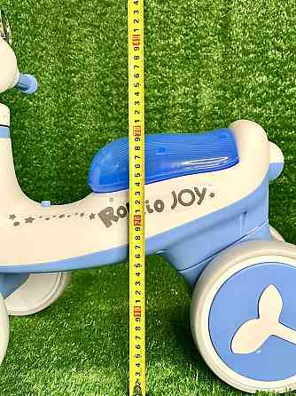 Біговел - толокар JOY музика укр озвучка підсвічування Блакитний (JL-60078) Чернігів