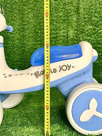 Біговел - толокар JOY музика укр озвучка підсвічування Блакитний (JL-60078) Чернігів - фото 3