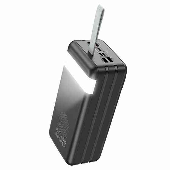 Зовнішній акумулятор HOCO J86B Electric 22.5W fully compatible power bank(60000mAh) Black Киев