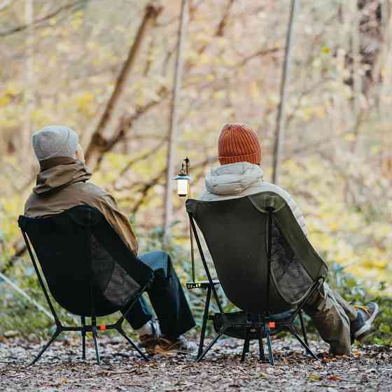 Стілець складаний ультралегкий Naturehike CNK2550JJ013 Yamami YL01, розмір М, алюміній, оливковий Киев