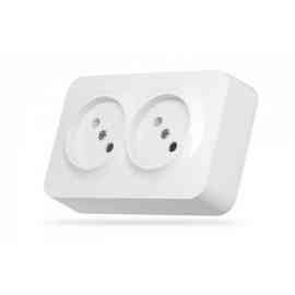 BINERA білий Розетка зовнішня 2-а Videx Житомир