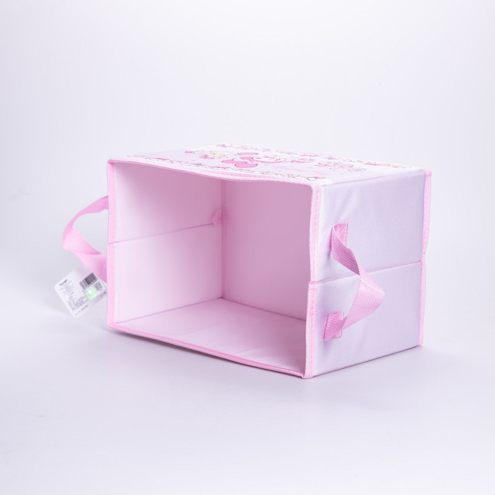 Кошик для іграшок 30×20×20 (см) м'який складаний Рожевий HP-41-7P Київ - фото 3