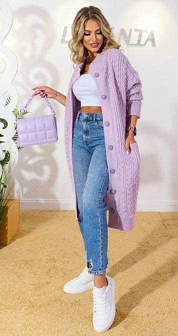 Кардиган мелкие косы (42-44) Киев - изображение 5