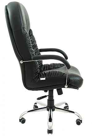 Офісне Крісло Керівника Richman Buford Fly 2230 Хром М2 AnyFix Чорний Київ