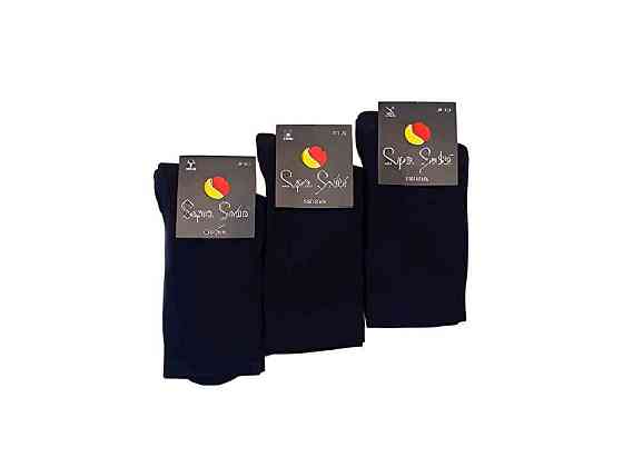 Шкарпетки S_200 однотон махра р.42-44 чорний 1пар ТМ SUPER SOCKS Київ