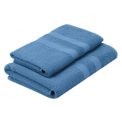 Рушник Ardesto набір махрових Splendid 50х90 см, 70х140 см, 2шт, 100% бавовна, блакитний (ART2359BL) Вінниця - фото 2