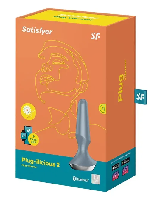 Анальна смарт-вібропробка Satisfyer Plug-ilicious 2 Ice Blue Львів - фото 5