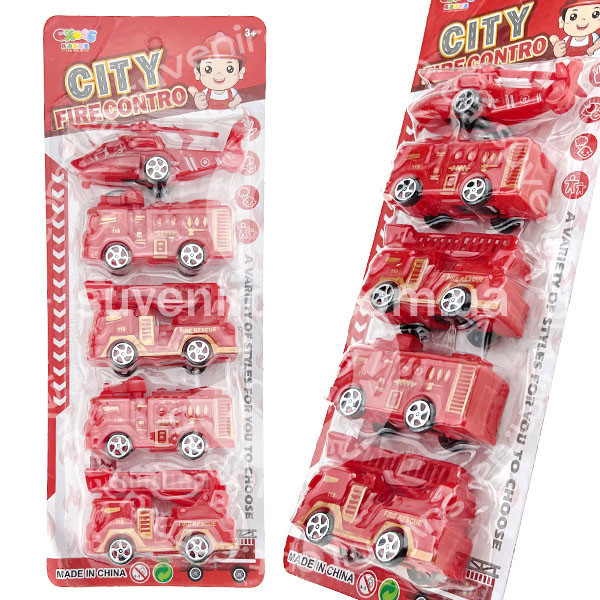 Машинки Пожарная техника для детей набор 5 шт Киев - изображение 1