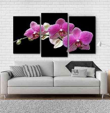 Модульна картина Орхідея (53х100см) Art-133_3 Київ