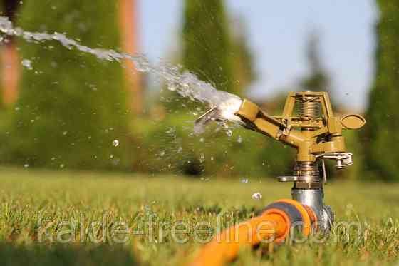 Дощуватель Presto-PS зрошувач імпульсний для газону металевий (8105D) Харків