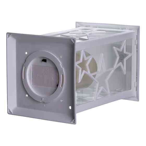 Ліхтар декоративний 14×14×30 (см) підвісний з LED підсвічуванням Білий CR-3-1 Київ