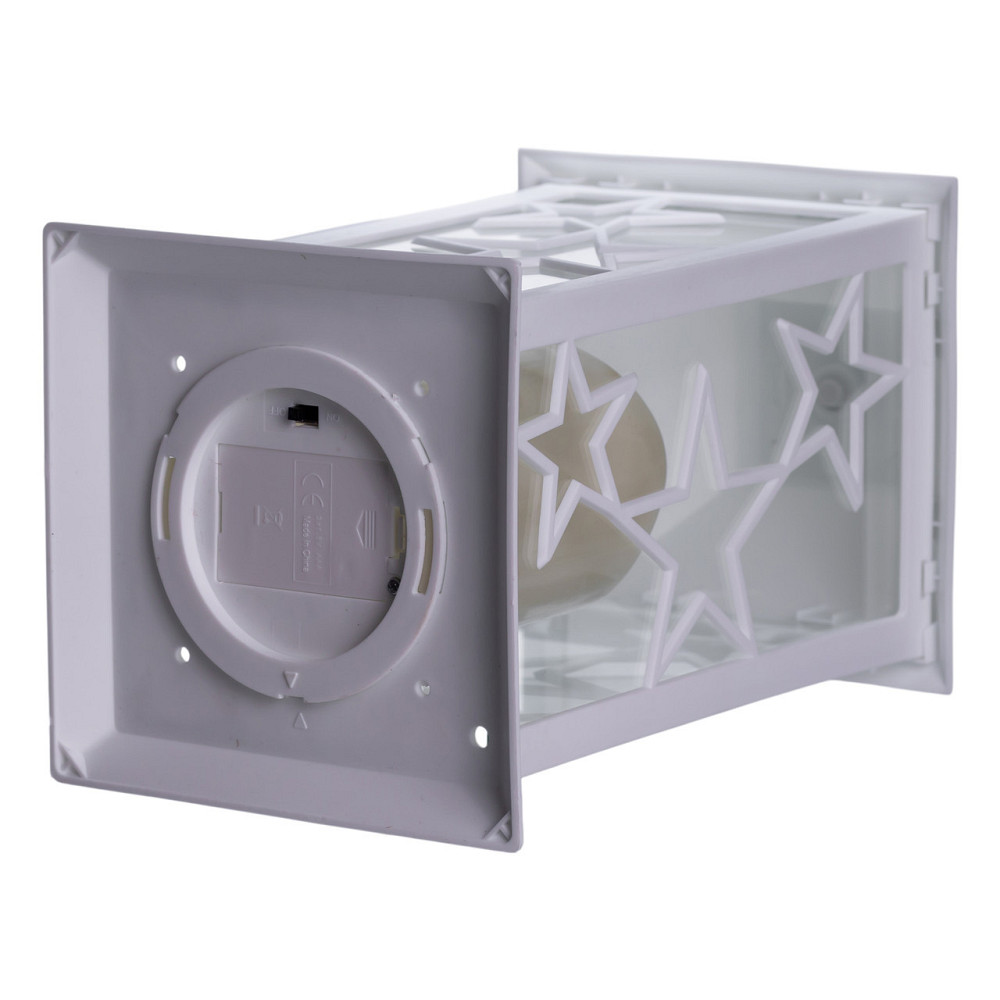 Ліхтар декоративний 14×14×30 (см) підвісний з LED підсвічуванням Білий CR-3-1 Київ - фото 6