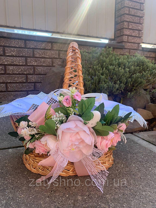 Корзина плетеная на Паску с украшением Киев - изображение 2