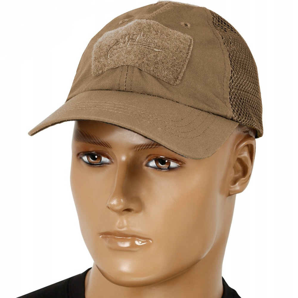 Тактична Бейсболка із сіткою Helikon-Tex "PoliCotton Ripstop" (CZ-BBV-PR-11) Coyote Нововолинськ - фото 10