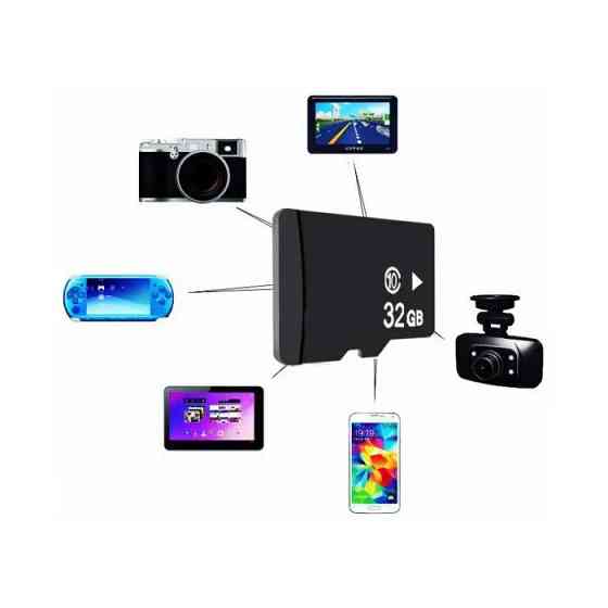 SD карта пам'яті 32GB / Карта пам'яті микро SD / Флешка micro SD / Пам'ять для камери Київ