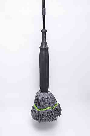 Швабра для миття підлоги універсальна швабра для прибирання кругла Синій HP-35015-44 Київ