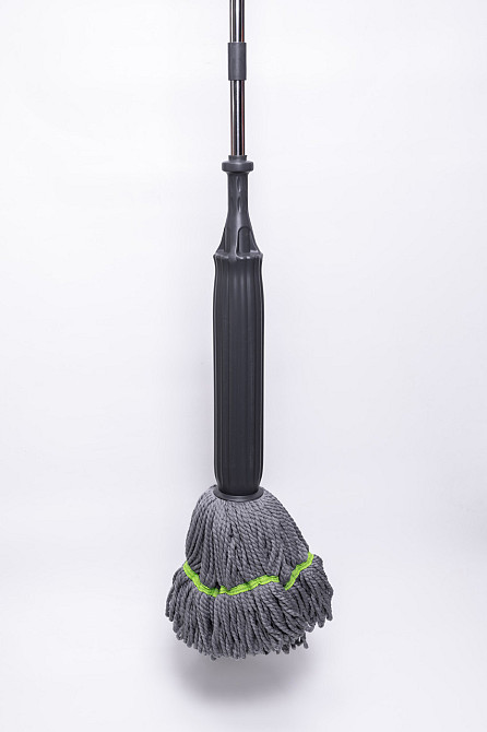 Швабра для миття підлоги універсальна швабра для прибирання кругла Синій HP-35015-44 Київ - фото 3