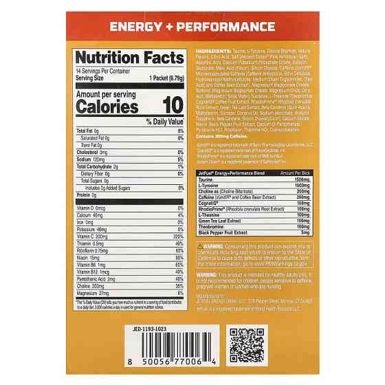 Енергетичний гель German American Technologies JetFuel Energy + Performance 1 Stick Pack (Peach Mango) Луцьк