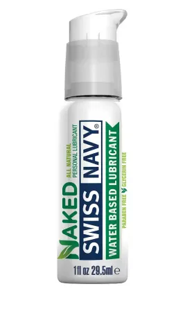 Лубрикант на водній основі Swiss Navy NAKED All Natural 29,5 мл, для чутливої ​​шкіри Львів