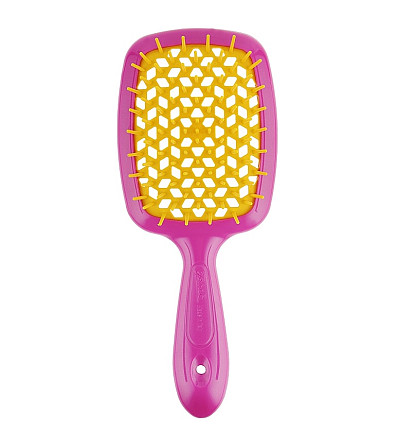 Гребінець SUPER BRUSH Рожевий з жовтим Janeke Вінниця - фото 1