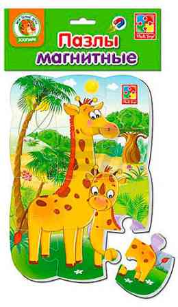 Детские пазлы на магните 