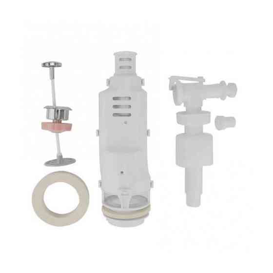 Арматура для бачка с клапаном боковой подачи латунь NKP 0113 Харьков