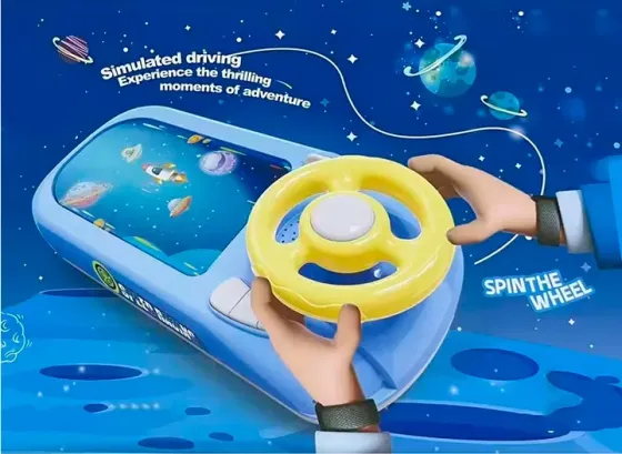 Игровой руль 661-8 Jiution / Симулятор космическая гонка Коломыя