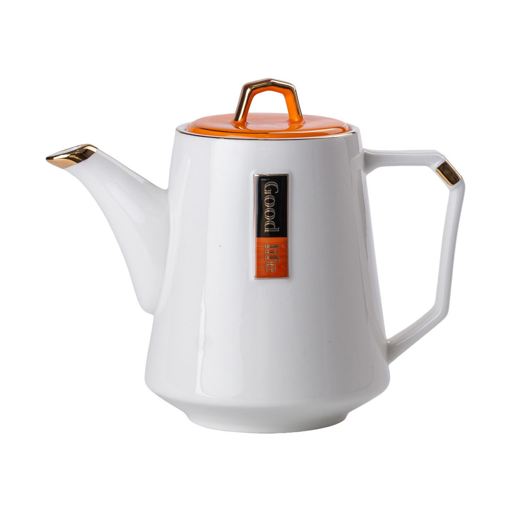 Чайний сервіз на 6 персон із порцелянаовою підставкою Orange HP-15-27 Київ - фото 2