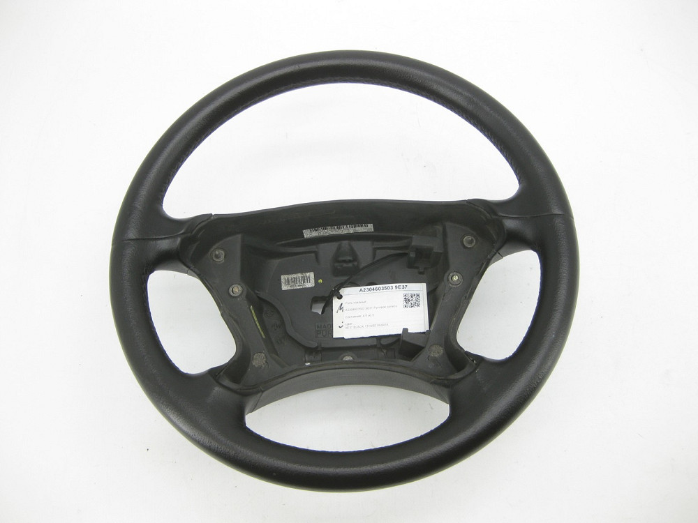 Mercedes-Benz  A2304603503 9E37 Рульове колесо чорна шкіра CLS C219 E-class W211 E-class S211 Одеса - фото 9