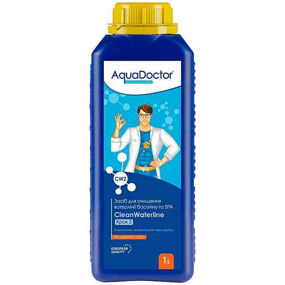 Средство для очистки ватерлинии в бассейне и СПА AquaDoctor CW CleanWaterline (Шаг) 2 1 л Киев
