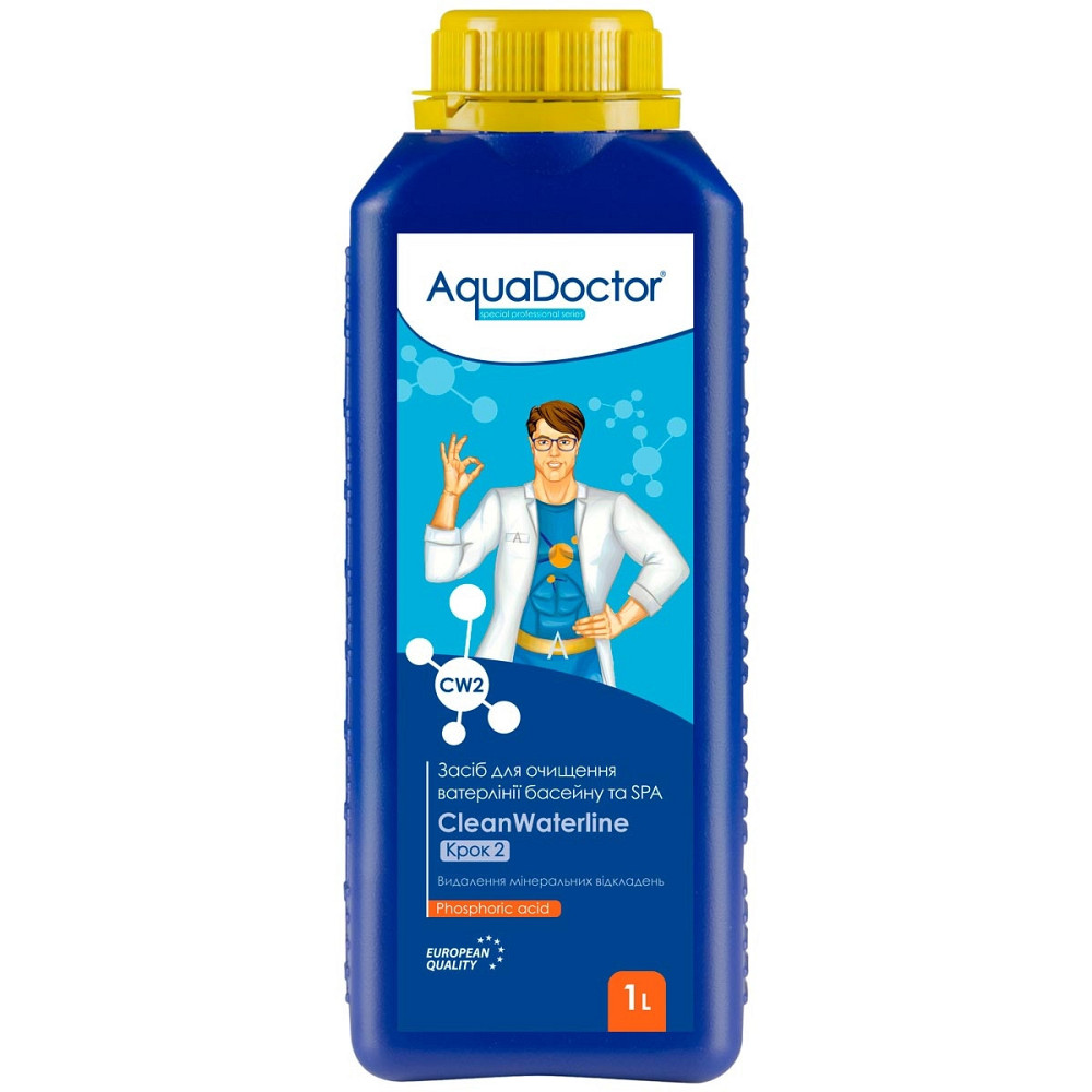 Средство для очистки ватерлинии в бассейне и СПА AquaDoctor CW CleanWaterline (Шаг) 2 1 л Киев - изображение 1