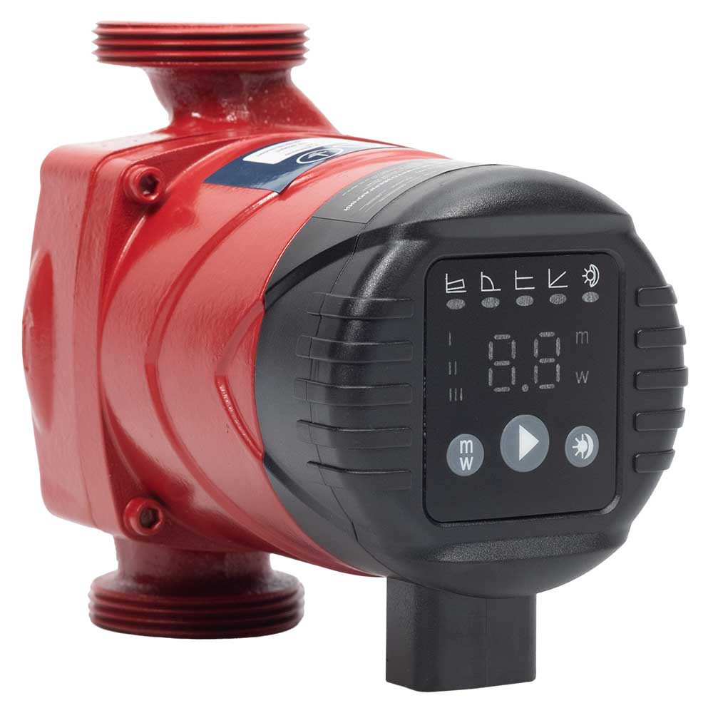 Насос циркуляційний енергоощадний 10-45 Вт Hmax 6 м Qmax 52 л/хв Ø11⁄2" 130 мм + гайки Ø1" WETRON (774352) Київ - фото 3