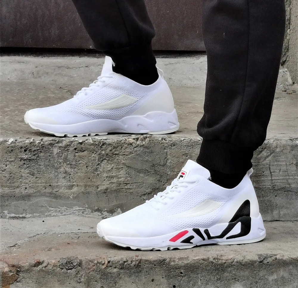 Кросівки FILA Білі Жіночі Філа Тканинні (розміри: 41,42,43) Дніпро - фото 9