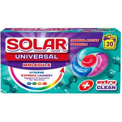 Капсулы для стирки Solar Household Universal Molecule 20 шт. (4820269930377) Винница