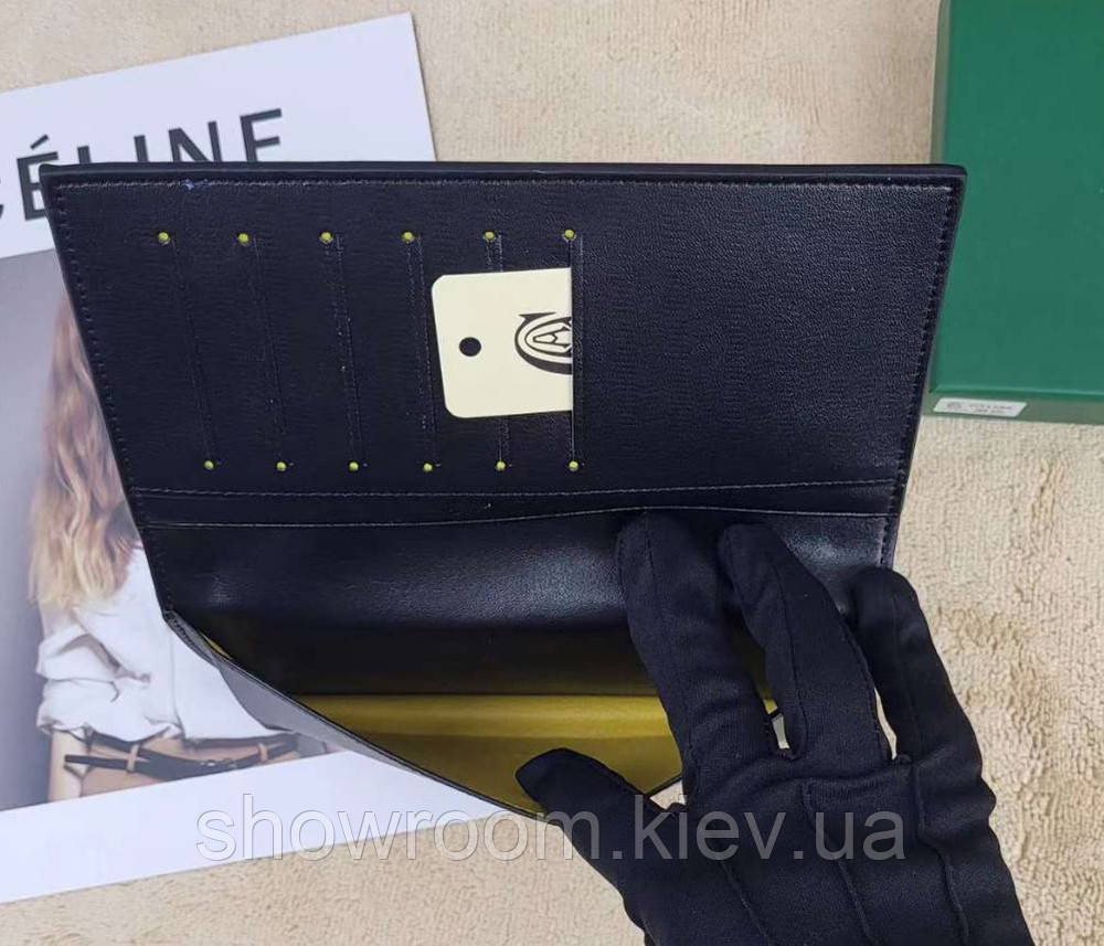 Чоловічий гаманець Goyard (099) Lux black Київ - фото 2