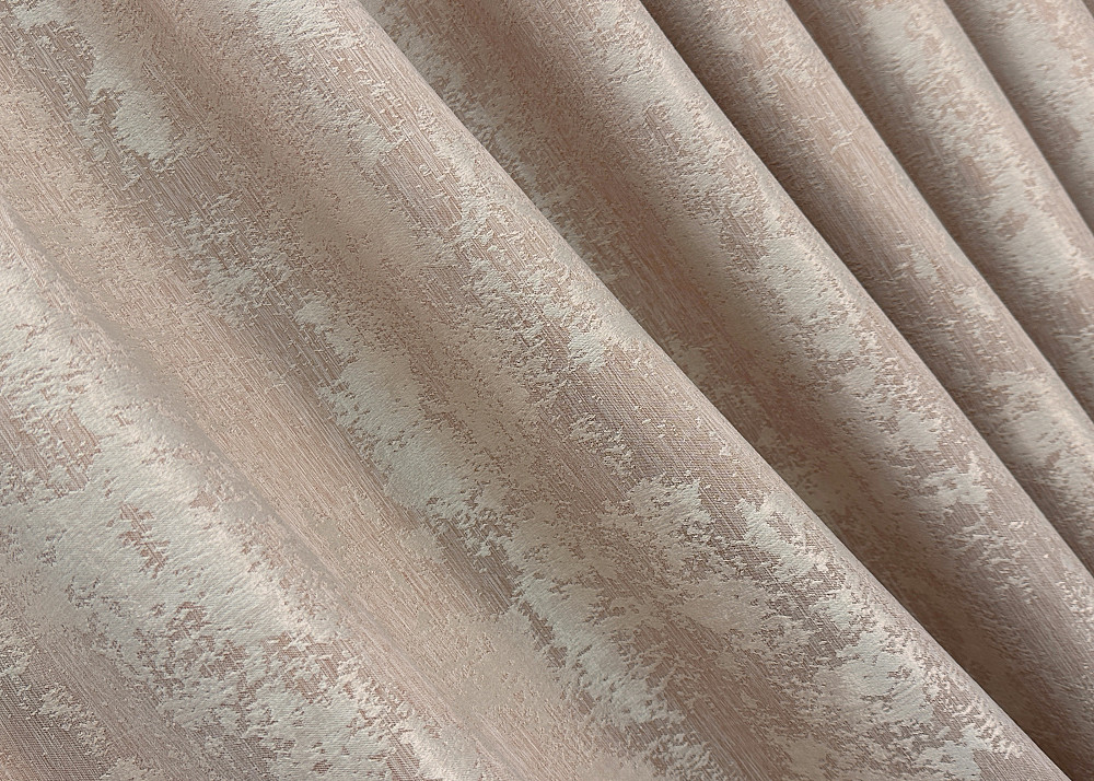 Комплект готових штор VR-Textil Жакард Sultan YL № 1290ш Бежево-пудровий 100х270 см 2 шт (31-564) Київ - фото 14