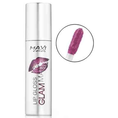 Помада для губ Maxi Color Lip Gloss Glam Matt 06 - Выдержанное бордо (4823097100974) Винница