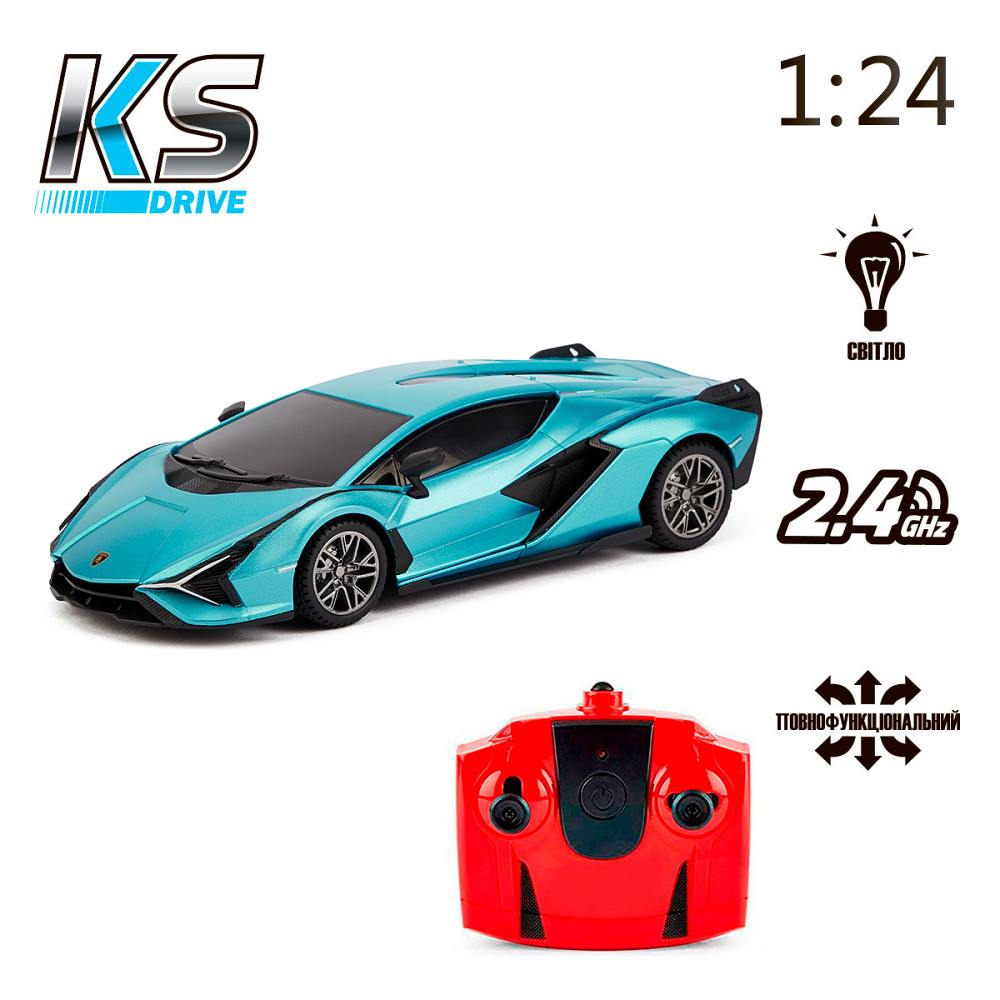 Автомобіль KS Drive на р/к - Lamborghini Sian (1:24, синій) Дніпро - фото 8