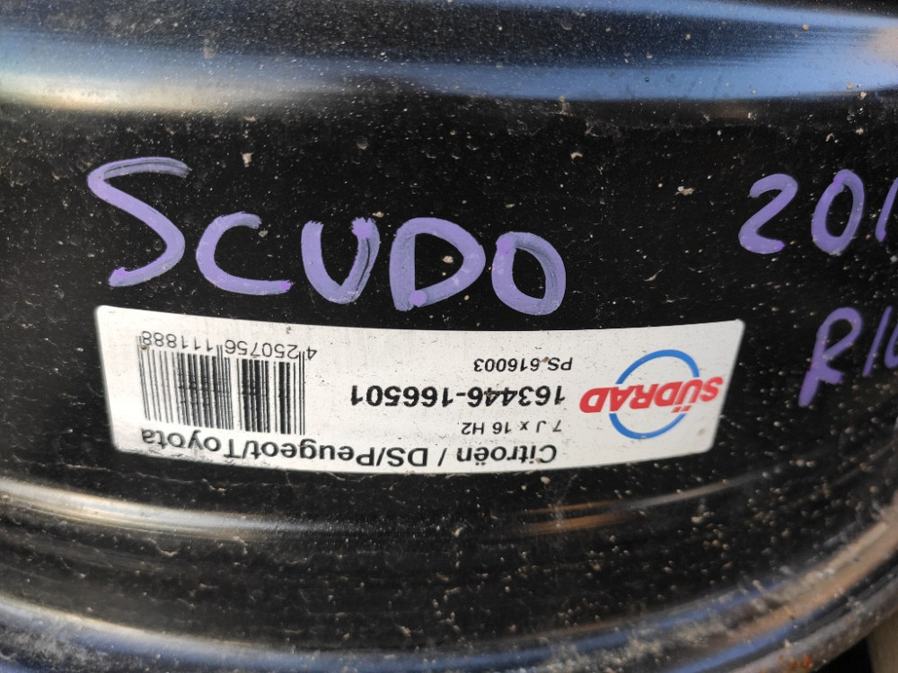 Диск металевий R16 Peugeot Expert 2007-2016 Ковель - фото 5