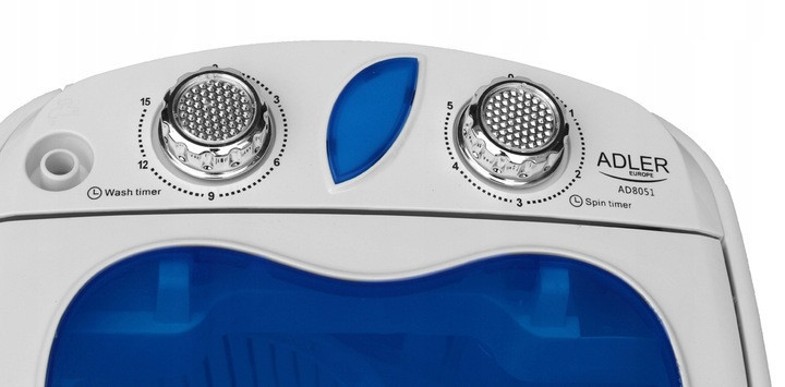 Туристическая стиральная машина до 3 кг переносная с центрифугой Adler AD (8051) 400 Вт Нововолынск - изображение 5