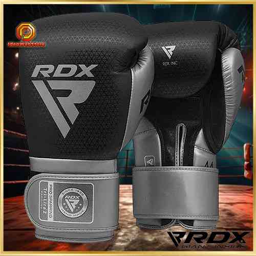 Боксерские перчатки RDX MARK PRO SPARRING TRI LIRA 2 SILVER-12 унций (капа в комплекте) Киев