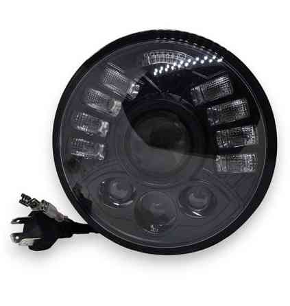 Світлодіодна фара StarLight Bi-LED JR-5,75" ближнє/дальнє DRL + поворот ВАЗ 2106, BMW, Альфа (∅143мм) Харків