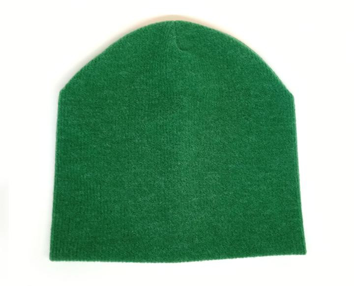 Шапка жіноча в'язана зелена Київ - фото 1