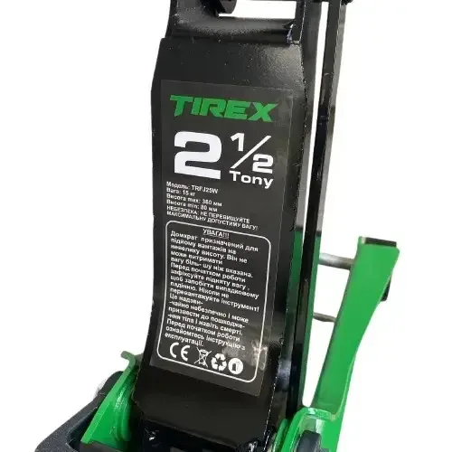 Домкрат TIREX 2.5 т – автомобільний комплект у кейсі, ключ + 2 насадки Львів - фото 3