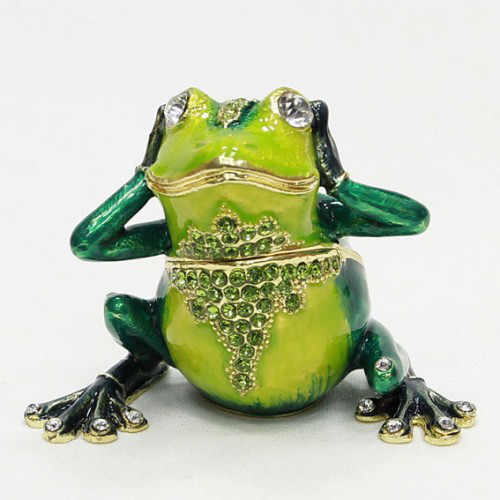 Скринька металева декоративна Жаба Київ - фото 1