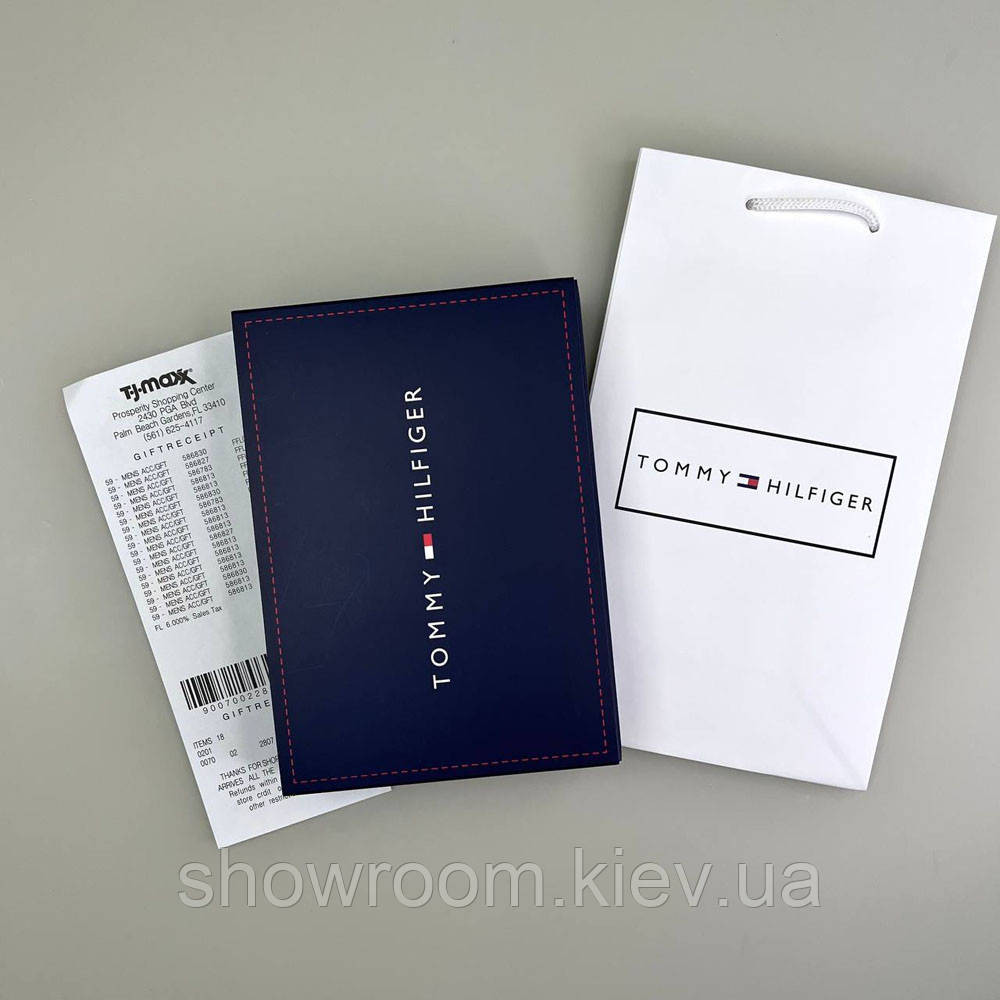 Чоловічий шкіряний ремінь із двома пряжками TH (068) Київ - фото 7