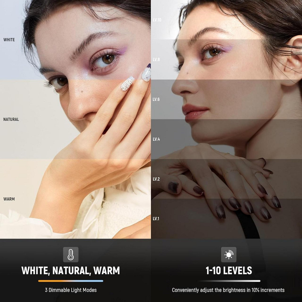 LED селфи-лампа с клипсой, аккумулятором 2000 мА·ч, светодиодный свет для телефона, ноутбука, видео фотографий Киев - изображение 2